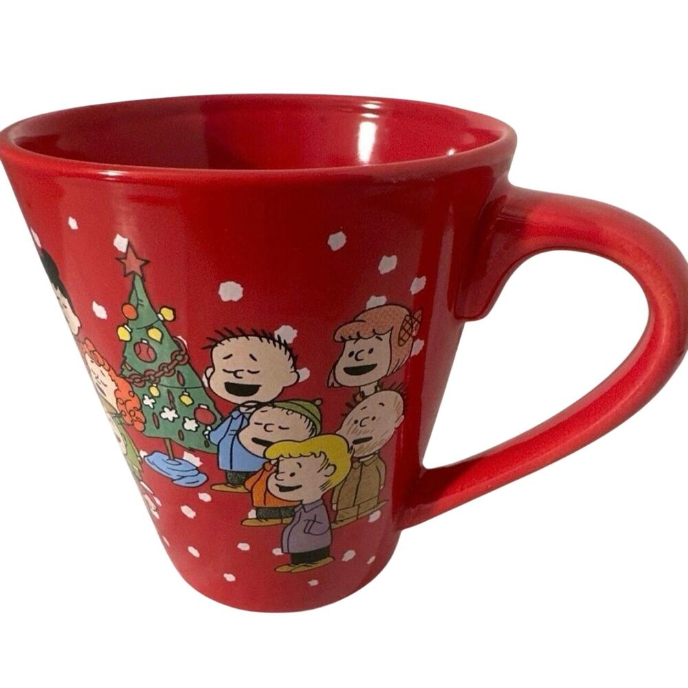 A Charlie Brown Christmas Red Coffee MUG 2017 Zak Designs Peanuts Snoopy 10 oz.
